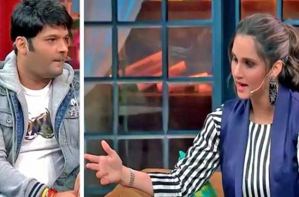 sania mirza with kapil sharma 600x396 1