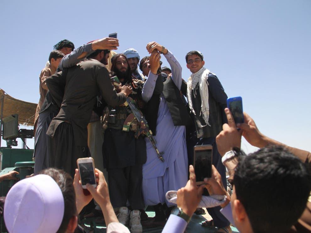 taliban selfies epa pic