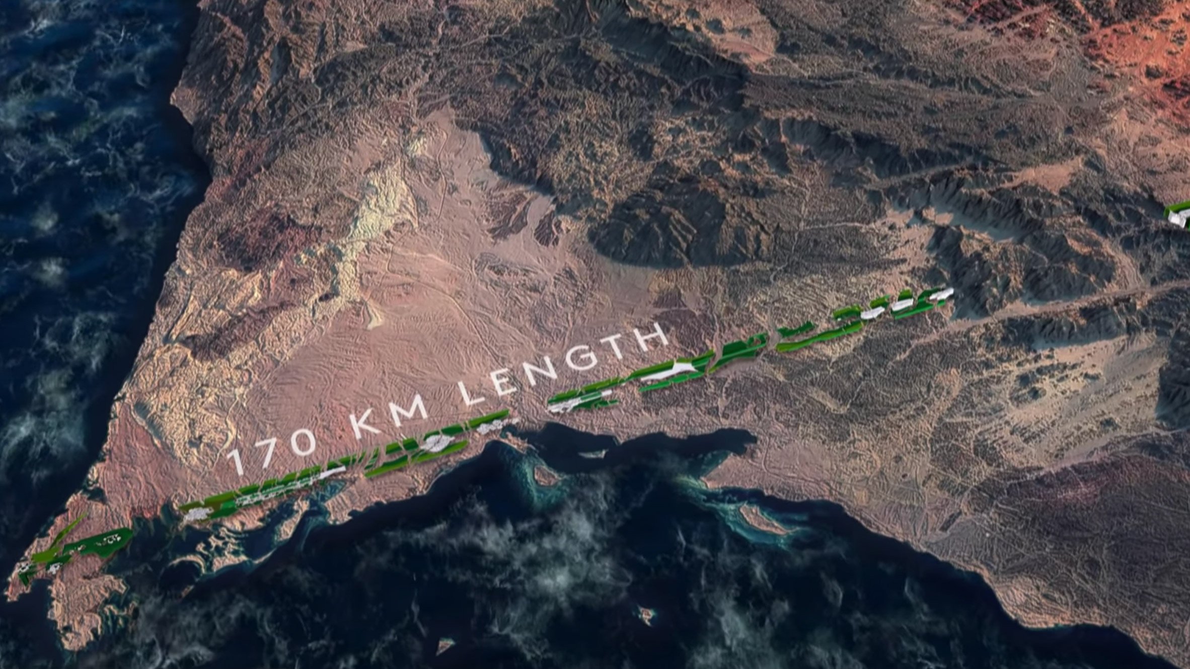 the line neom saudi arabia map dezeen 2364 col 4