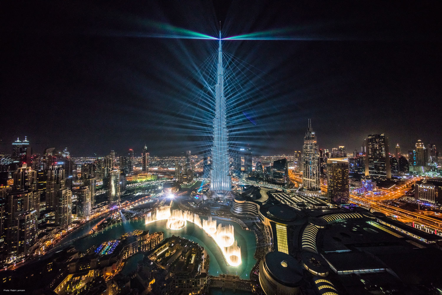 Saudi National Day in Burj Khalifa Dubai 2