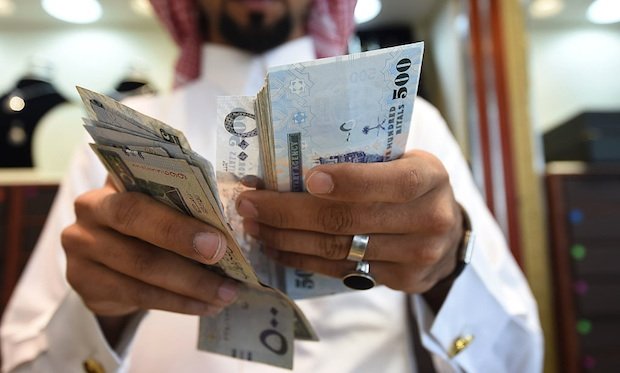 Saudi riyal man