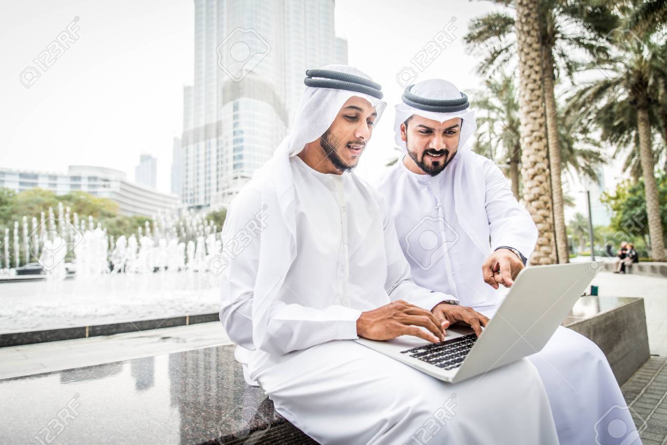 95363037 arabic businessmen in dubai