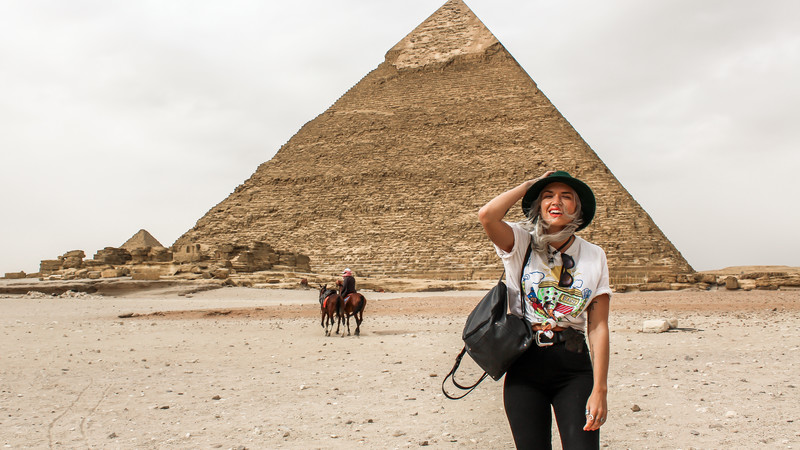 Intrepid Travel egypt cairo traveller pyramid