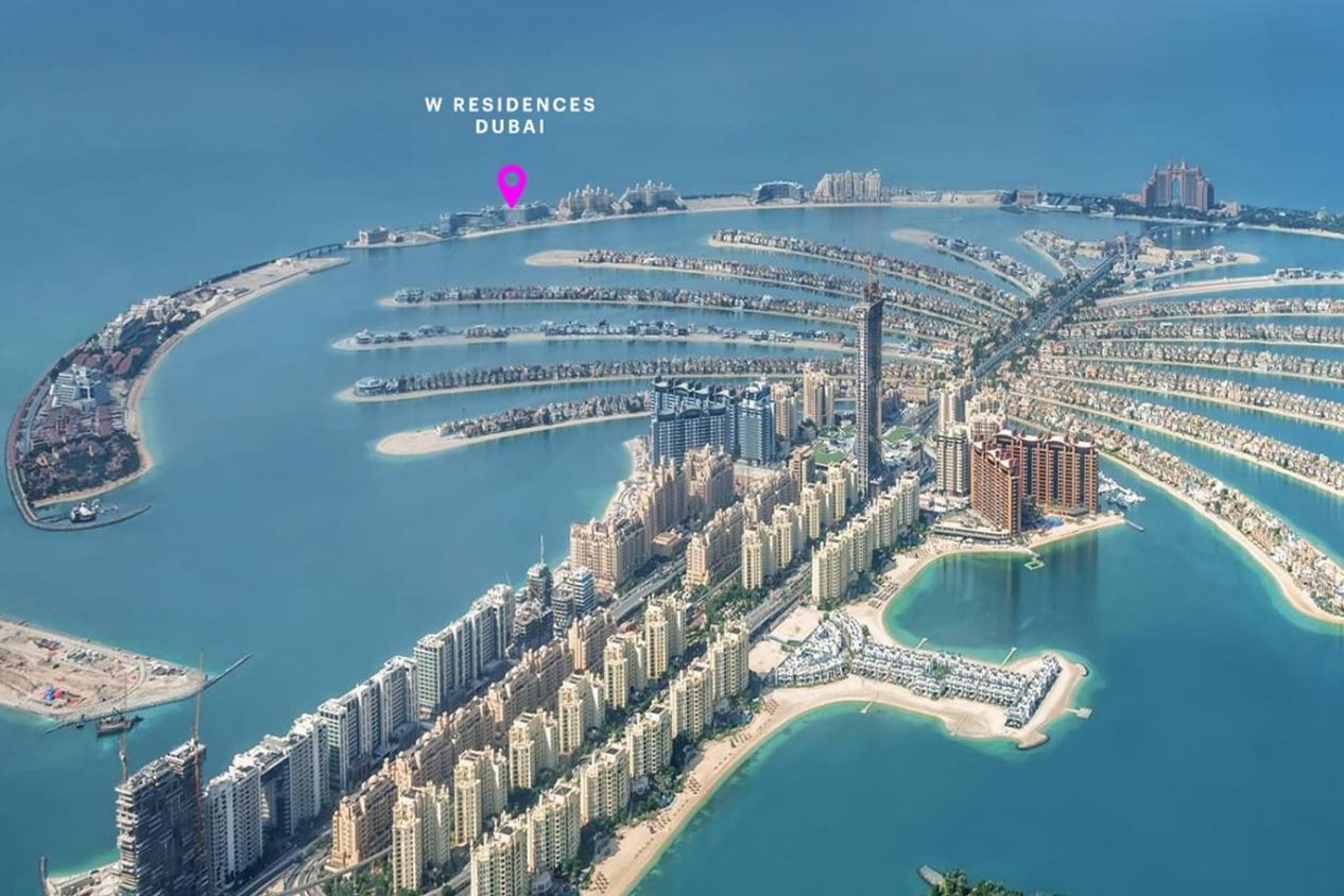 Location of W Residences Dubai 1266x844 c default