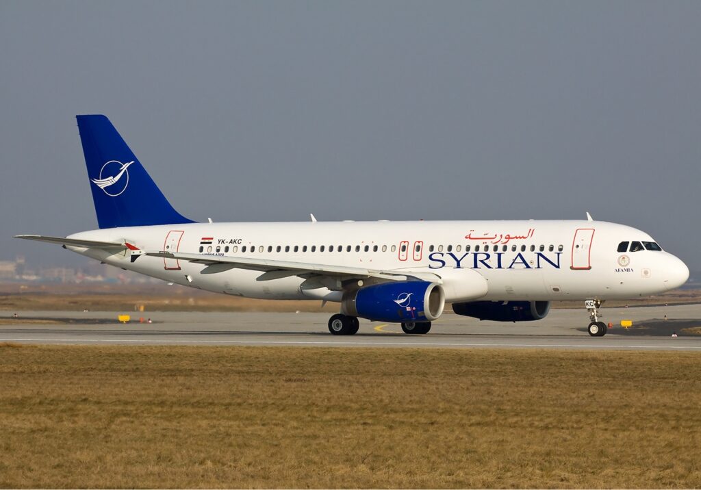 Syrian Air Airbus A320 Simon