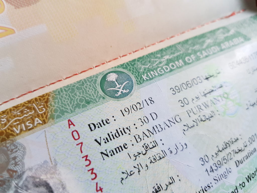 Visa Arab Saudi