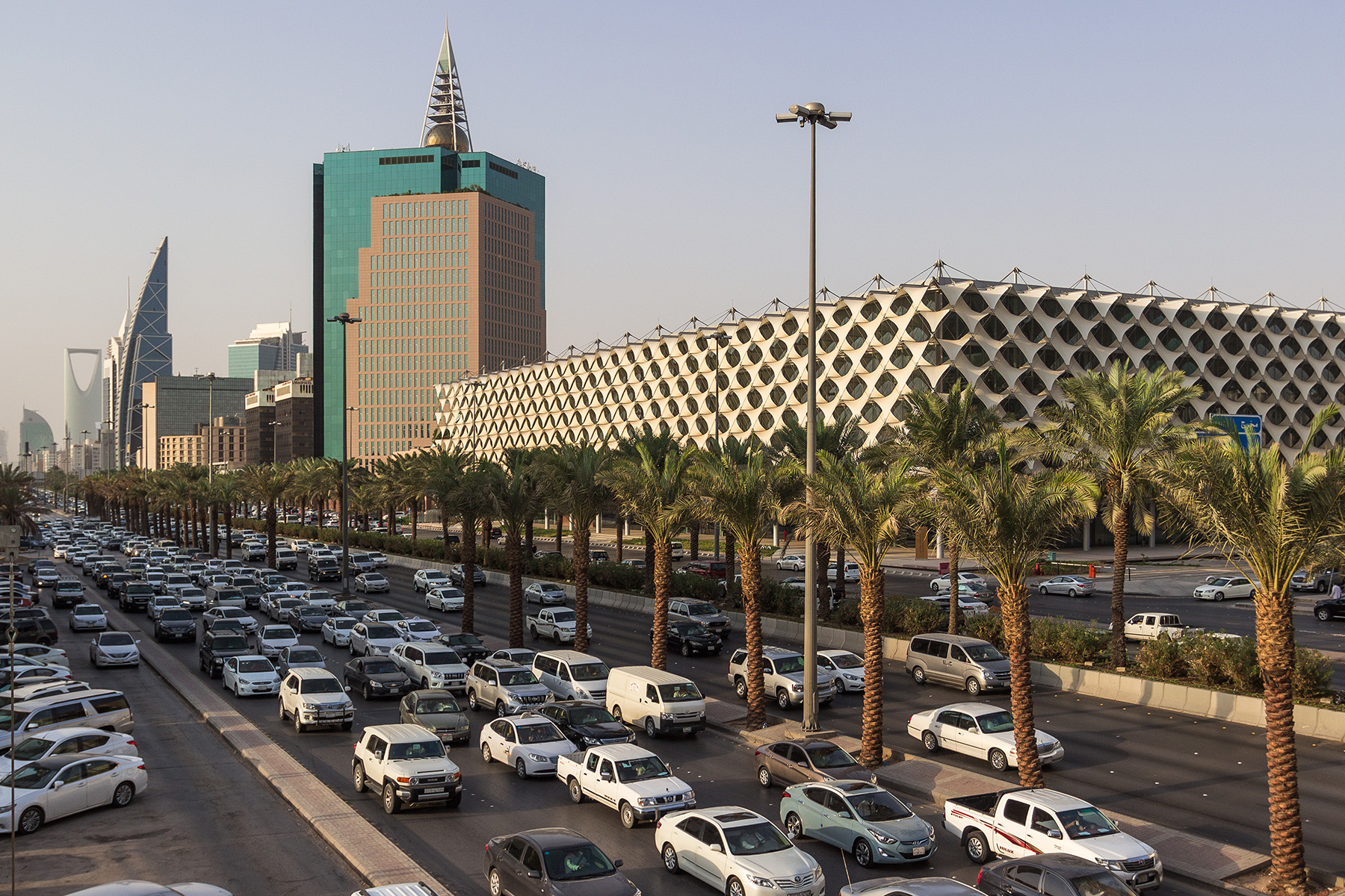 traffic king fahd road riyadh